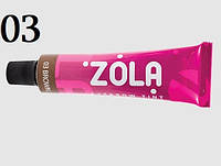 ZOLA 03 Краска профессиональная для бровей