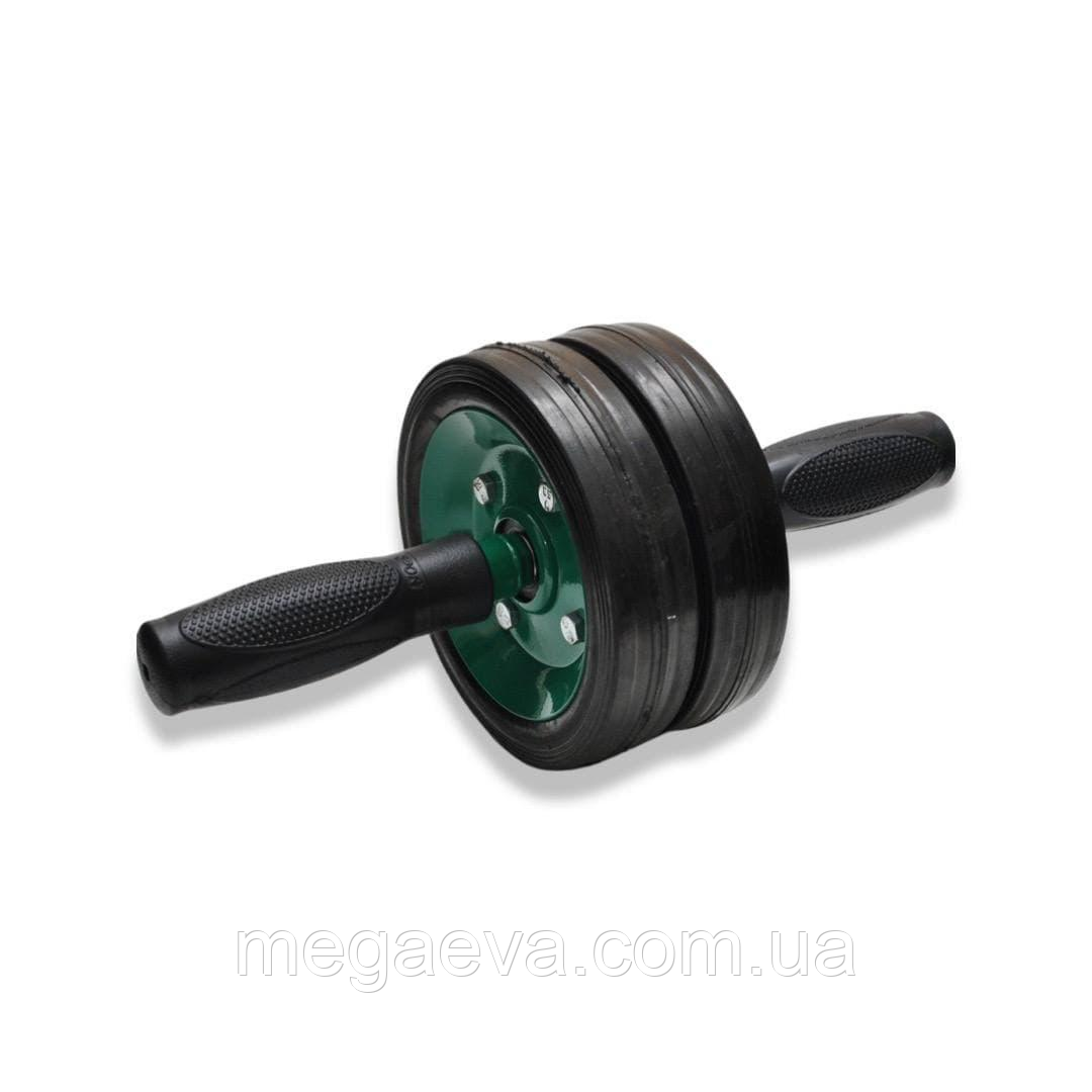 Колесо двойной для преса (ролик гімнастичний) на підшипнику посилений