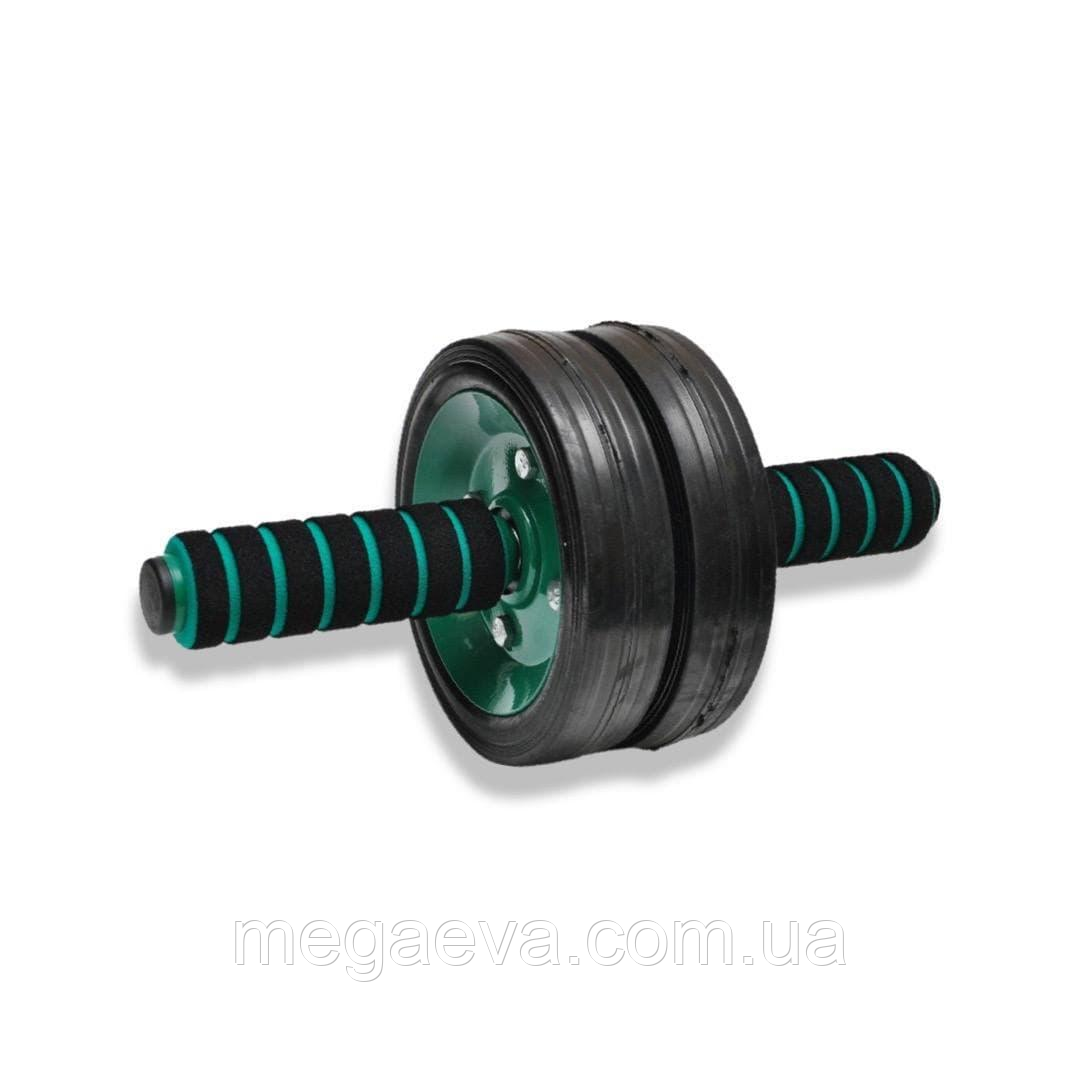 Колесо двойной для преса (ролик гімнастичний) на підшипнику посилений