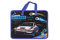 Папка-портфель Kidis Extreme Race пластик. с текстильн. ручками арт.13088