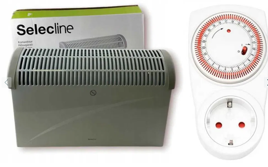 Обігрівач електричний конвектор Selecline 2000 ват + ТАЙМЕР !!!
