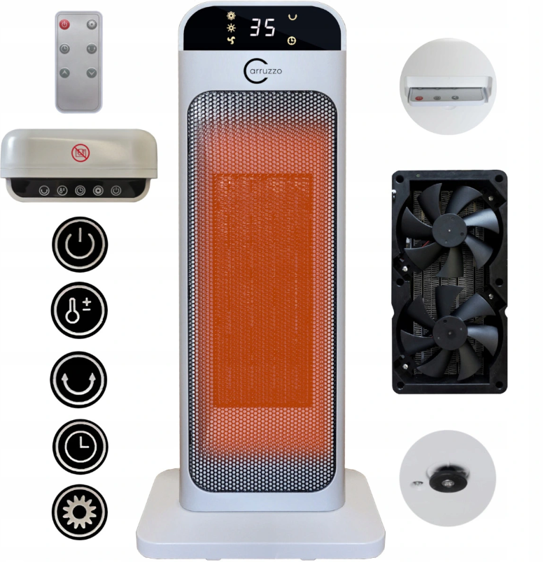 Тепловентилятор Legrand 035310 150 Вт білий