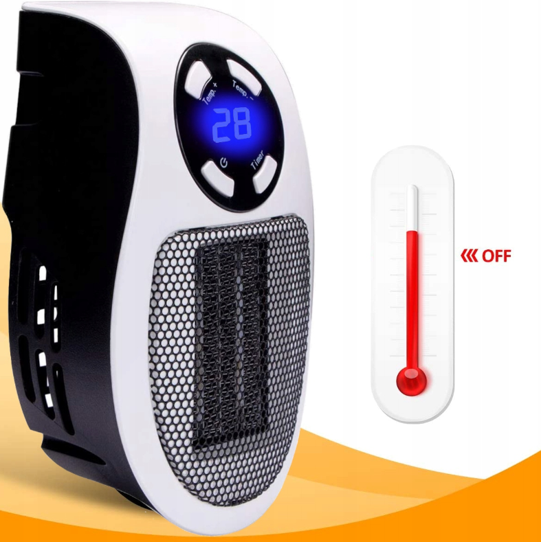 Тепловентилятор 43534534534543 500 Вт білий