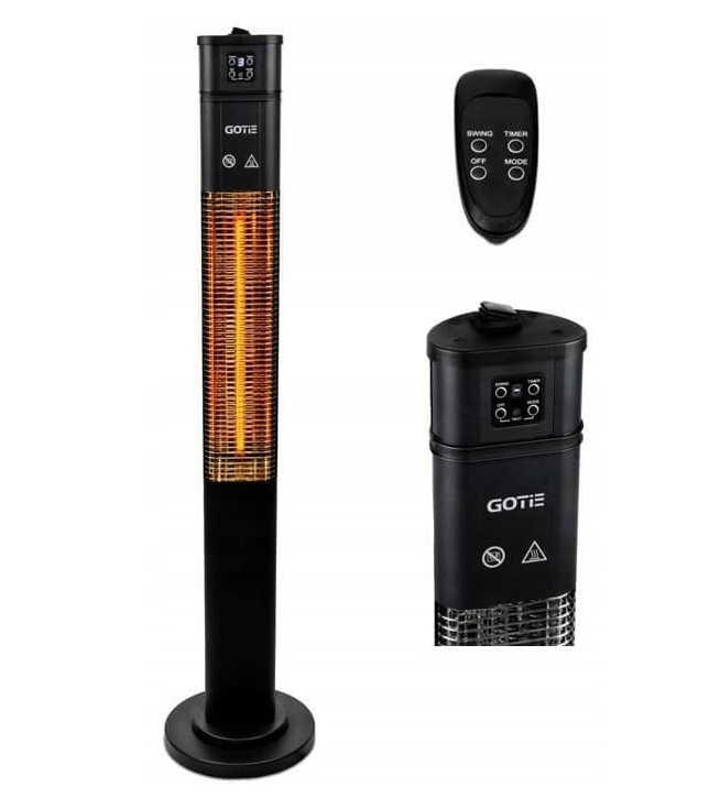 Садовий електричний інфрачервоний обігрівач 125см