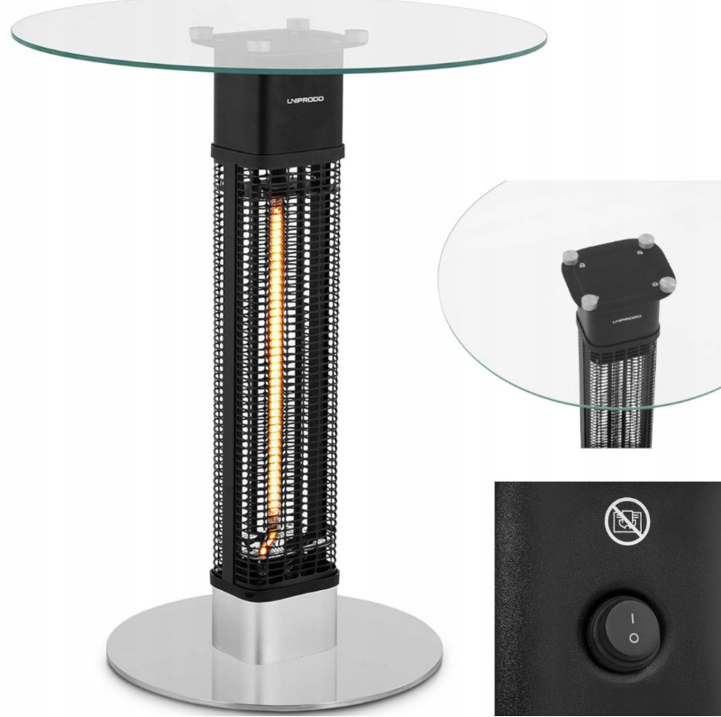 Інфрачервоний обігрівач UNIPRODO UNI_HEATER_08