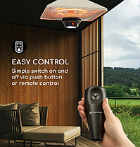 Інфрачервоний обігрівач Blumenfeldt Heat Square 2000 Вт 60,5 див, фото 3