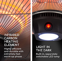 Інфрачервоний обігрівач Blumenfeldt Heat Square 2000 Вт 60,5 див, фото 4