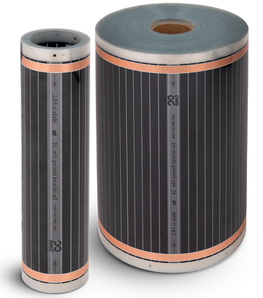 ІЧ ФОЛЬГОВИЙ НАГРІВНИЙ МАТ 140 Вт / м² 1 м², фото 1