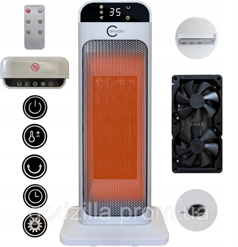 Тепловентилятор Legrand 035310 150 Вт білий, фото 1