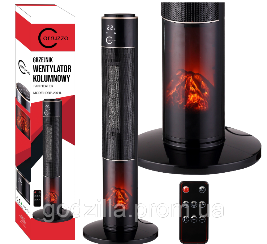 Електричний обігрівач Carruzzo DRP-2071C 2000 Вт, фото 1