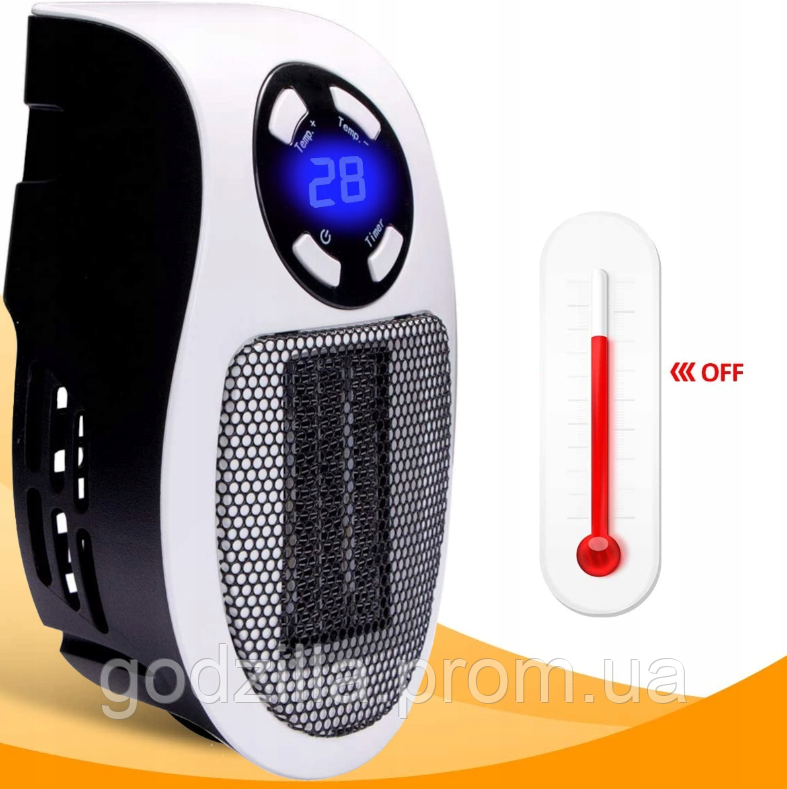 Тепловентилятор 43534534534543 500 Вт білий, фото 1