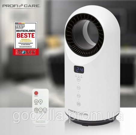 Тепловентилятор Proficare 330860 1500 Вт білий, фото 1