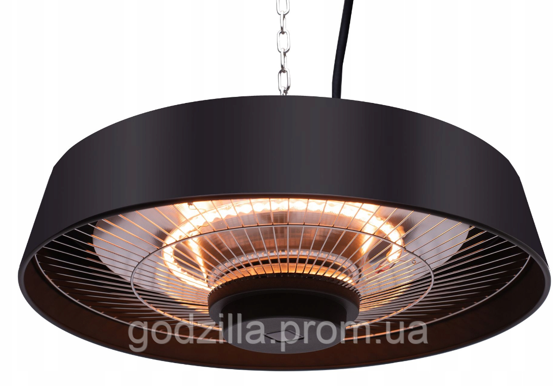 Підвісний нагрівальний світильник 4iQ Groups Venus чорний ІЧ 2000 Вт, фото 1