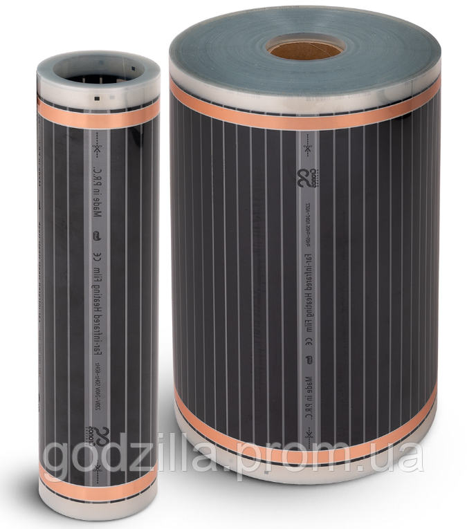 ІЧ ФОЛЬГОВИЙ НАГРІВНИЙ МАТ 140 Вт / м² 1 м², фото 1