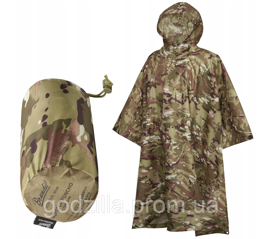 Пончо BRANDIT 3169.161.OS Універсальне різнокольорове, фото 1