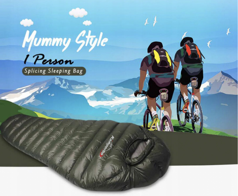 Kamperbox One спальний мішок 90 см х 210 см, фото 1