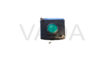 Блок із зелоною кнопкою 1xNO, включаючи світлодіод