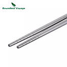 Палички для їжі суші, локшини титанові, багаторазові Boundless Voyage 230 мм, фото 7