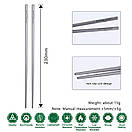 Палички для їжі суші, локшини титанові, багаторазові Boundless Voyage 230 мм, фото 8