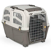 Переноска Скудо 4 SKUDO 4 для котів і собак вагою до 30 кілограмів, металеві двері, 68*48*51sм