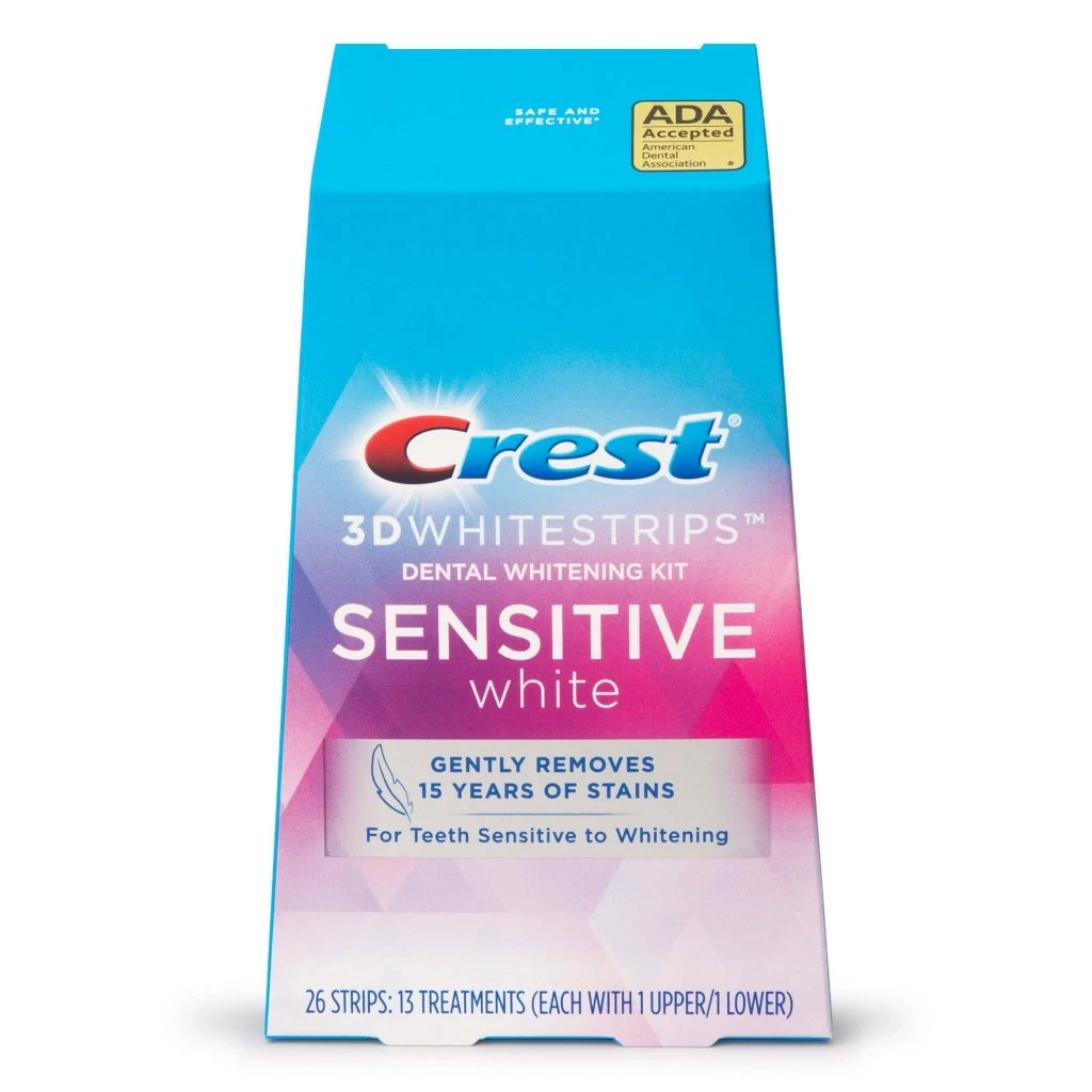 Відбілювальні смужки Crest 3D White Whitestrips Gentle Routine