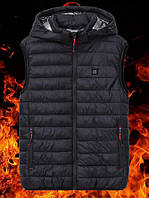 Жилетка з підігрівом від PowerBank (USB-кабель) GloStory, модель унісекс, розмір 2ХЛ-5ХЛ