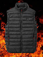 Жилетка з підігрівом від PowerBank (USB-кабель) GloStory, розмір L