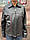 Куртка чоловіча шкіряна натуральна чорна на блискавці демісезонна, фото 2