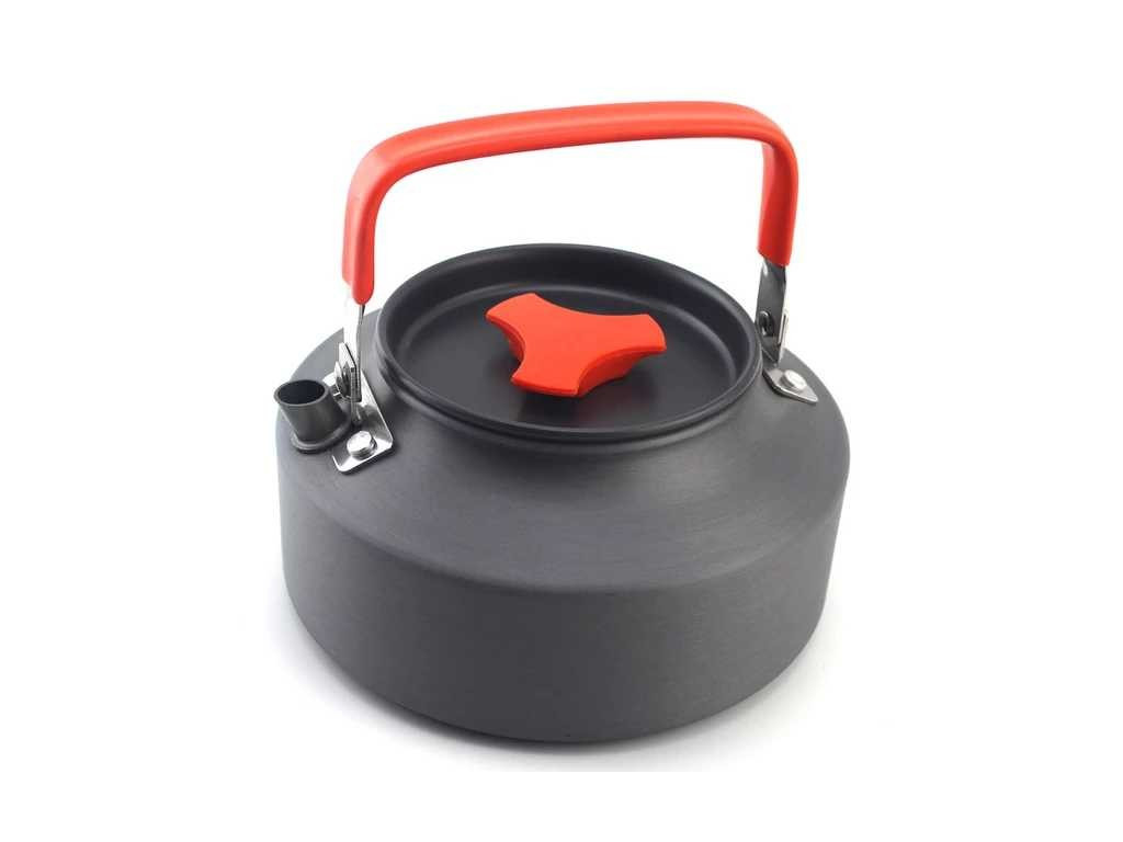 Алюмінієвий похідний чайник CAMPSOR-1008 антипригарний легкий та компактний для туристів