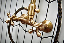 Душова стійка Emmevi DECO classic душ/колона золото OR1200281, фото 2