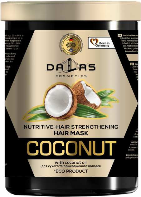 Маска для волосся Dalas Coconut (1л.)