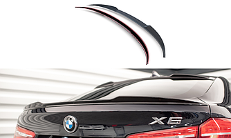 Спойлер BMW X6 F16 тюнінг сабля (Maxton) V2