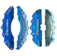 Декоративные накладки на тормозные суппорта Brembo ABS 4 шт L Синий для дисков от R17