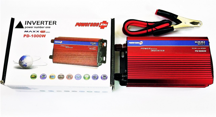 Автомобільний інвертор 24V-220V 1000W перетворювач напруги Powerone