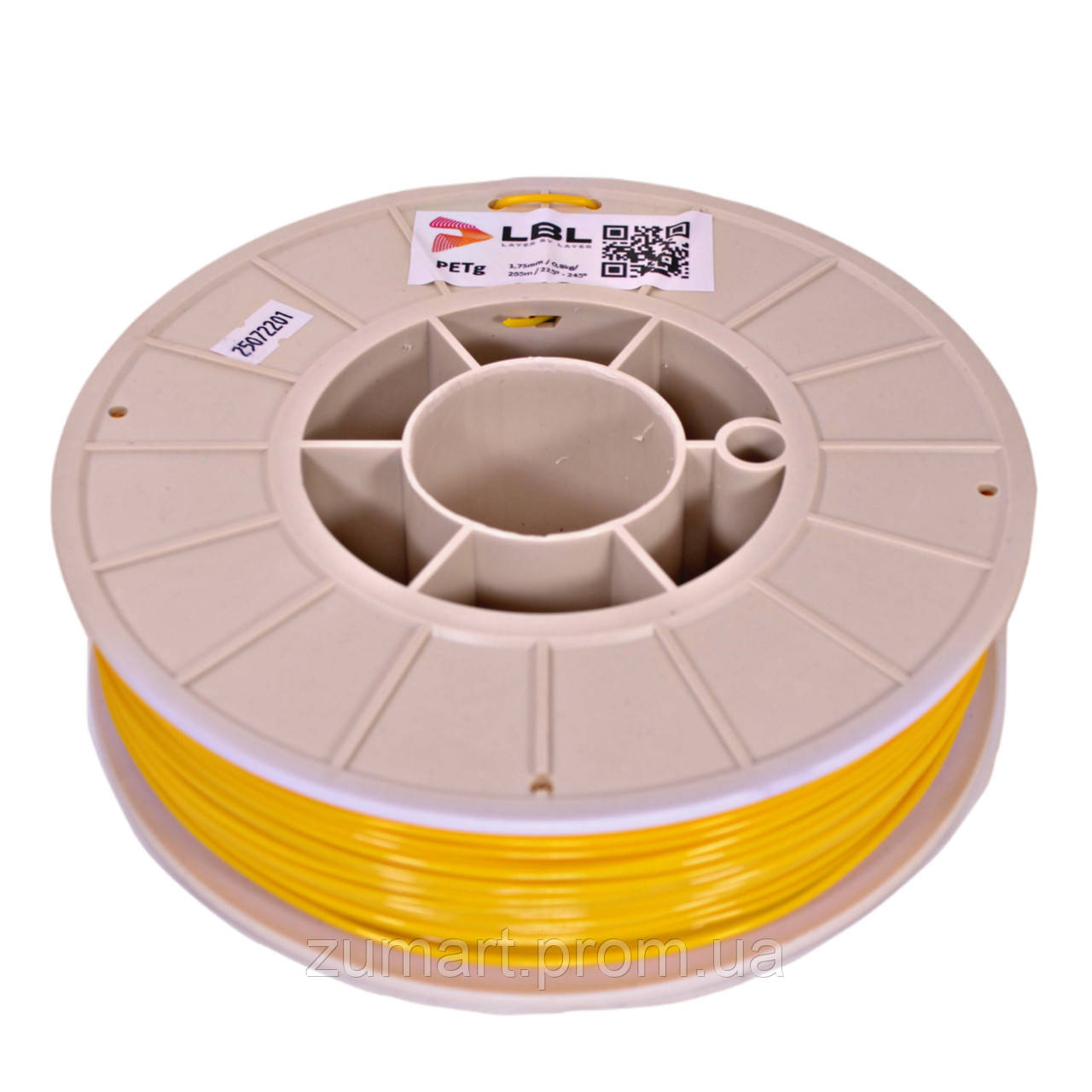 CoPET пластик для 3D принтера Жёлтый 0.800 кг / 230 м / 1.75 мм - фото 1 - id-p1677465396