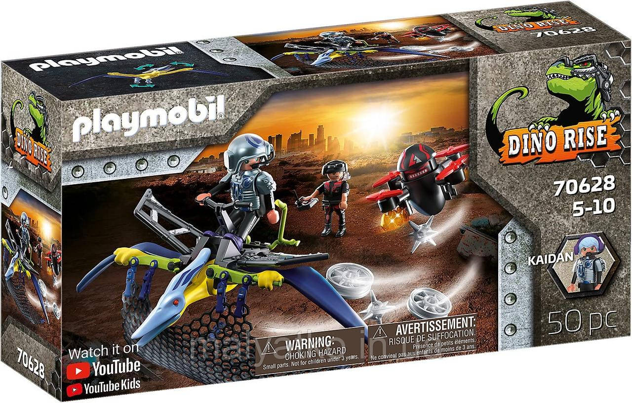 Конструктор Playmobil Плеймобіл 70628 Dino rise Птеранодон Удар джмелю Pteranodon: Drone Strike, фото 1