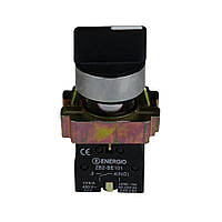 Перемикач секторний ENERGIO XB2-BD53 1-0-2 з самоповерненням 2NO