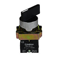 Перемикач секторний ENERGIO XB2-BJ21 1-0 довга ручка NO