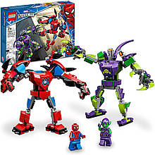 Лего LEGO 76219 Битва роботів Людини-павука та Зеленого Гобліна Spider-Mans and Green Goblins Mech Duel