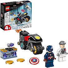 Лего LEGO 76189 Сутичка Капітана Америки та Гідри Super Heroes Duel Captain America Hydra