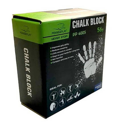 Спортивна магнезія PowerPlay Chalk Block 56g, фото 2
