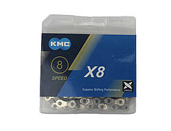 Ланцюг КМС X8 1/2 * 3/32 * 116L сірий/коричневий, 8 швидкостей без замка