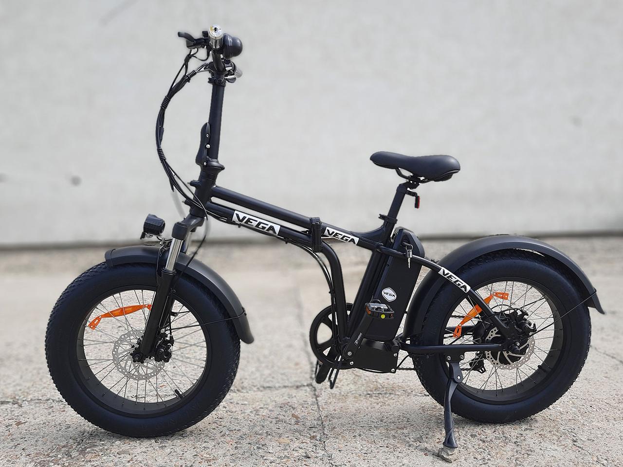 Електровелосипед складаний VEGA JOY FAT 2 (чорний)