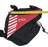 Сумка трикутна велика під раму "В-SOUL" під флягу червона BAO-009, фото 5