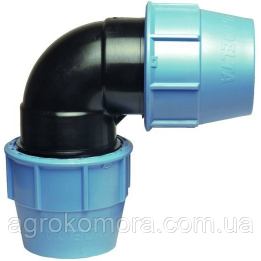 Кут ПЕ 50х50 компресійний  Unidelta