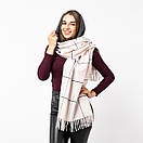 ТЕПЛИЙ ШАРФ В КЛІТИНКУ 200Х65СМ, фото 2