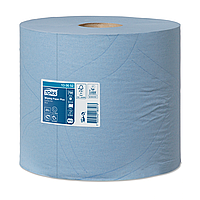 Протирочная бумага TORK Advanced Плюс двухслойная голубая 255 м 34х23.5 см 750 листов