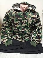 Костюм утеплений чоловічий Sincere Камуфляж 48-58 р Чоловічий теплий спортивний костюм на хутрі Костюм на флісі