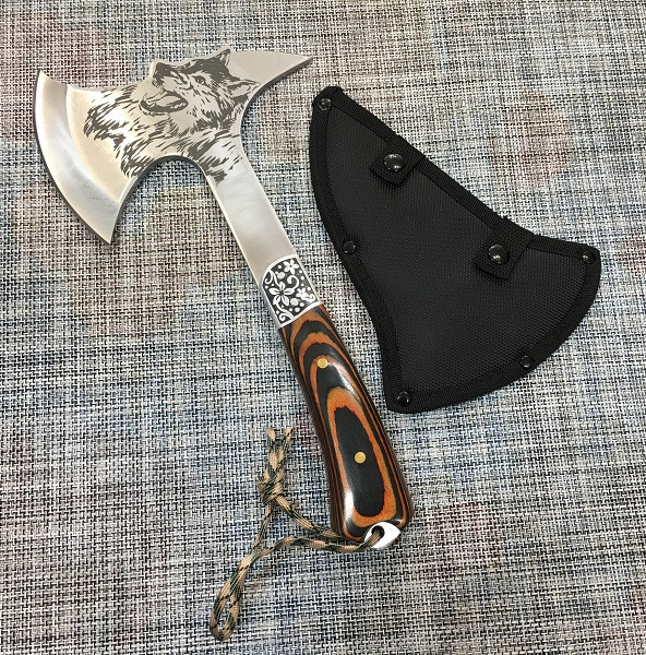 Топор Вовк 33см / 7795 у чехлі туристів