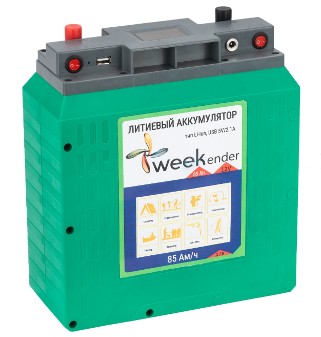 Літій-іонний Акумулятор Weekender 12v 85aгод Lifepo4